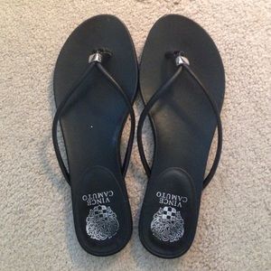 Vince Camuto Black Sandals Size 8