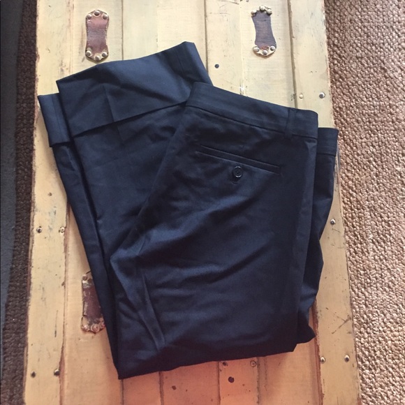 NEW THEORY BLACK STRETCH SUITIN CROP CAREER PANT 8 - Picture 1 of 10