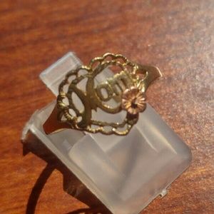 10k gold Mom Ring
