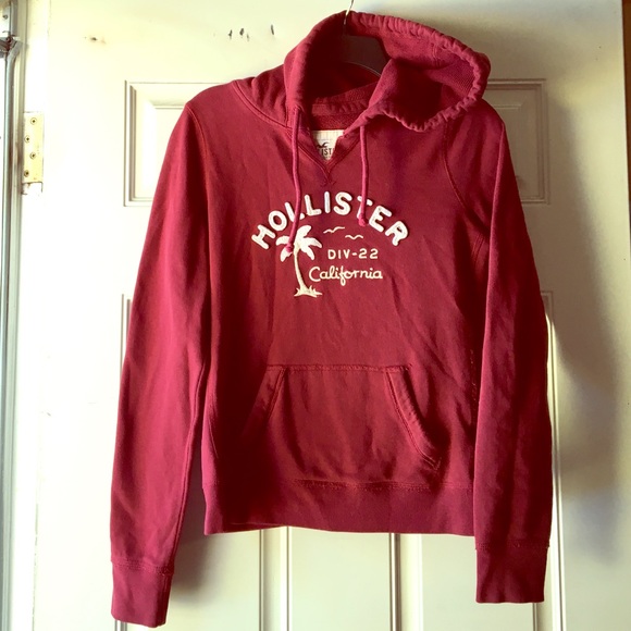 🚫SOLD🚫 Maroon Hollister hoodie
