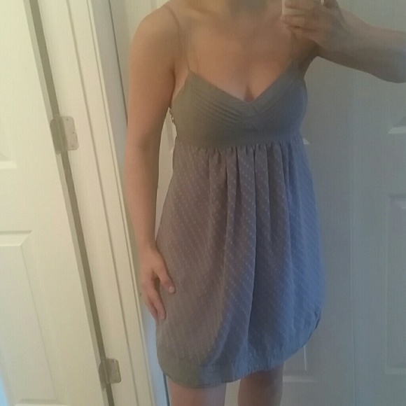 Forever 21 Grey Cotton Sleeveless Dress