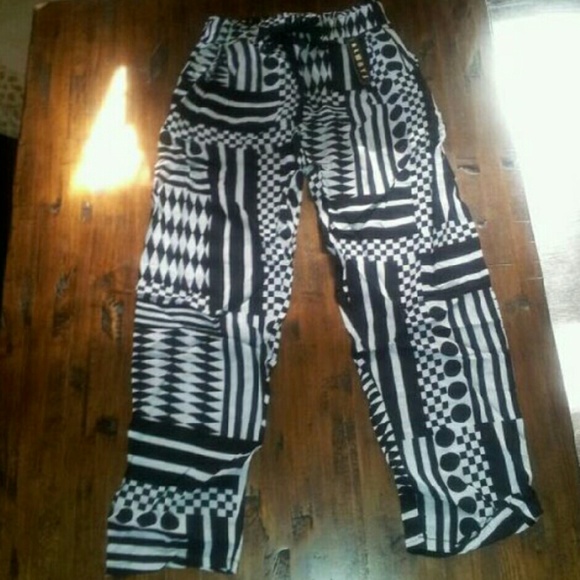 🎉 New Print Drawstring Pants - Picture 2 of 3