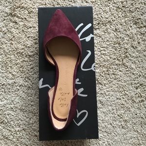 Pointed Suede Flats by Banana Republic