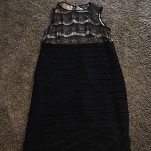 Black/Nude Lace dress