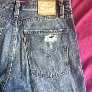Levi's Orange Tab Distressed Jean