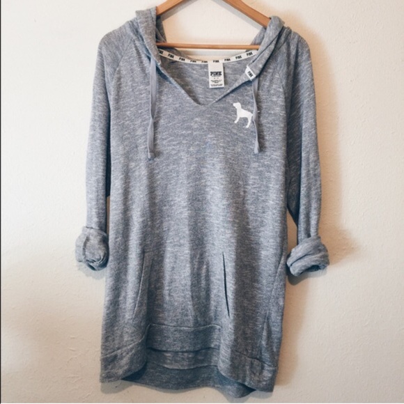 VS Pink Tunic Hoodie