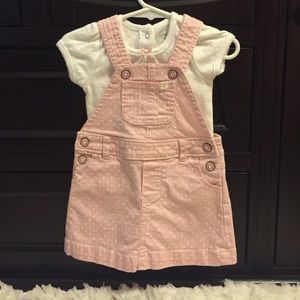 Girls overall skirt