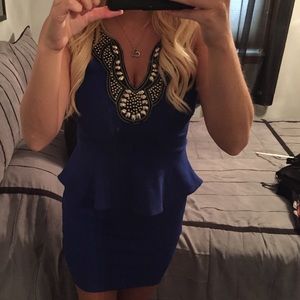 Royal Blue Cocktail Dress