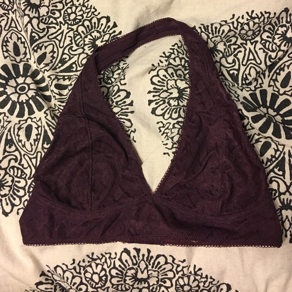 Urban Outfitters lace halter bra size Large - Picture 1 of 3