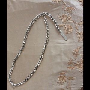 Michael Kors chain belt in silver color