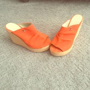 Chanel wedges