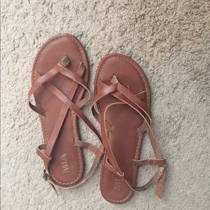 Brown sandals