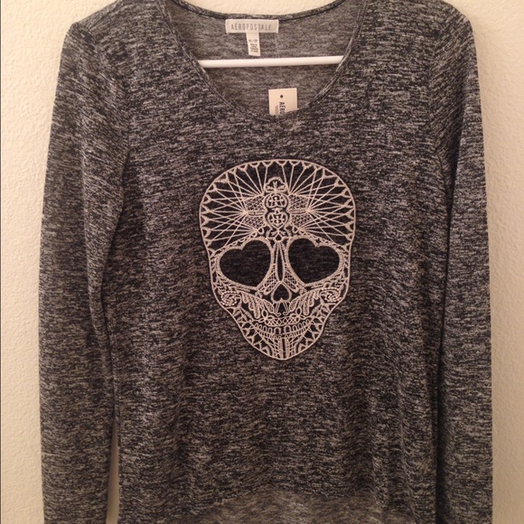 New with tags lace skull blouse