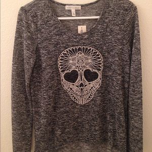 New with tags lace skull blouse