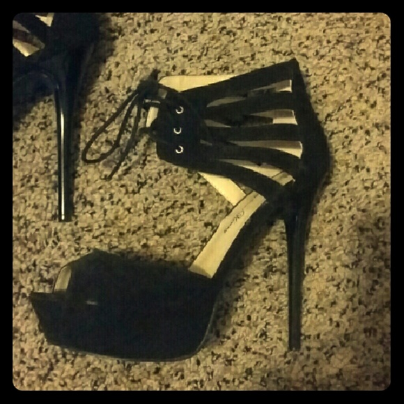 Black heel sandals new