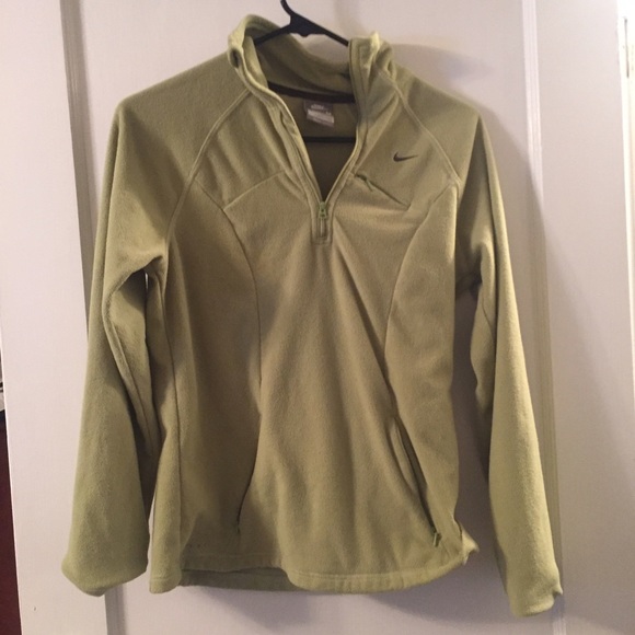 Green Nike half zip