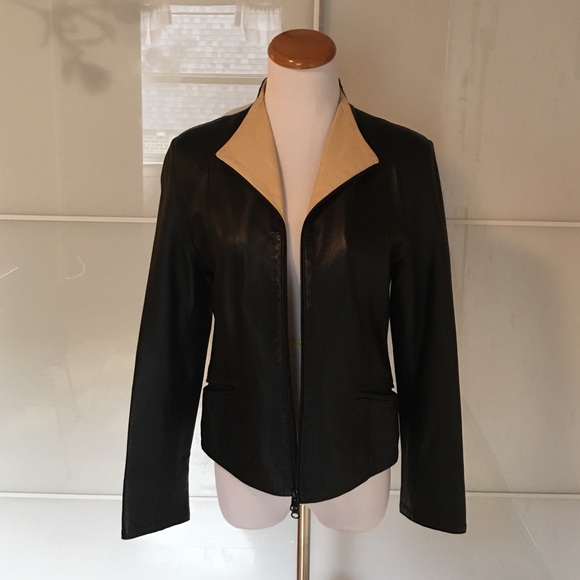 Italian leather jacket XS purchased in Florence - Picture 2 of 4