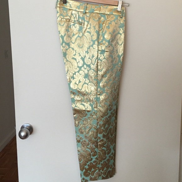 J Crew jacquard ankle pants