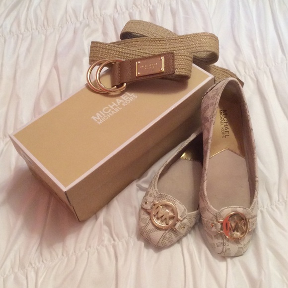 michael kors signature flats