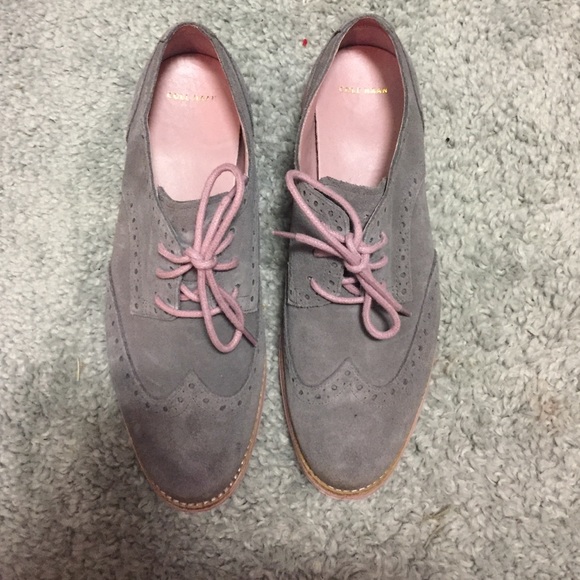 Cole Haan pink and taupe shoes - Picture 1 of 3