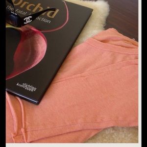 J. Crew relaxed fit distressed 3/4 sleeve tee