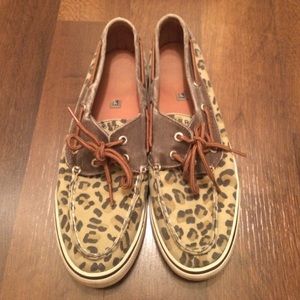 Cheetah Print Sperry