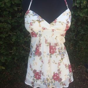 Full Tilt Roses Tank