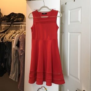 Lulus size small red flare dress