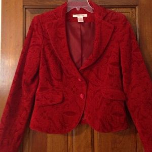 Red jacket