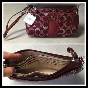 NWT Coach Large Wristlet