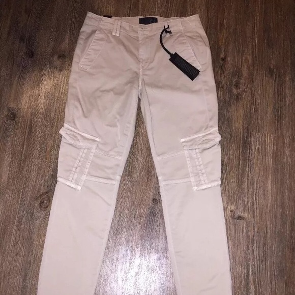 New $300 Vince Stretch Khaki Cargo Pants 24