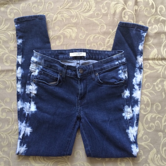 Rich & Skinny Denim - Rich & Skinny bleach spot skinny jeans