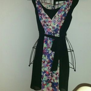Floral Black dress from express