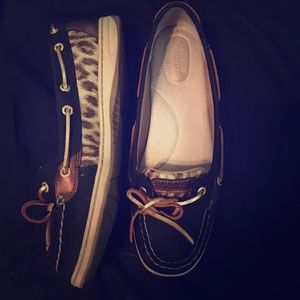 Cheetah Sperry shoes