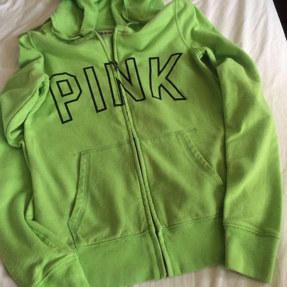 Pink sweater size xs in color green