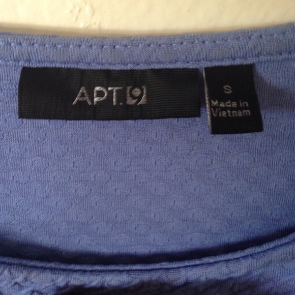 Blue Apt. 9 textured pattern dress - Picture 4 of 4