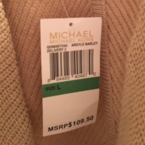 Michael Kors Beige Bubble Cardigan - Picture 3 of 3