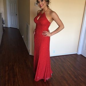 Beautiful RED JOVANI PROM DRESS