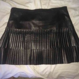 REAL LEATHER SKIRT