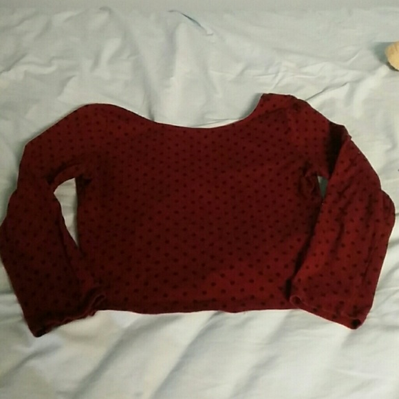 Forever 21 polkadot crop top