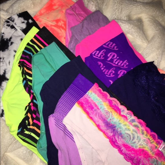 Set of Thirteen🎀 PINK VS UNDERWEAR - Picture 2 of 2