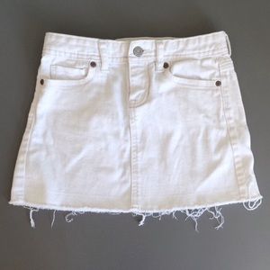 NWOT White Jean Skirt