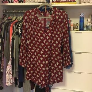 Maroon Romper