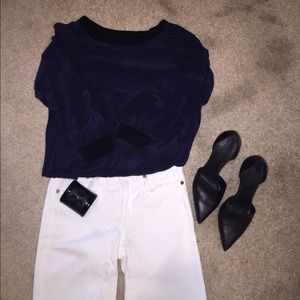Flowy silk blouse
