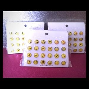 Emoji Earrings! 12 pairs