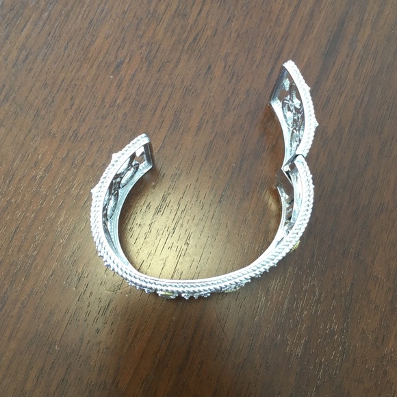 Judith Ripka Sterling Silver Cuff - Picture 3 of 6