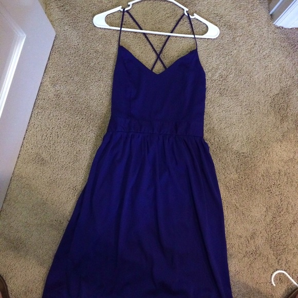 SALE Indigo Blue Open Back Maxi Dress