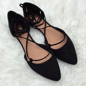 Madden girl lace up flats
