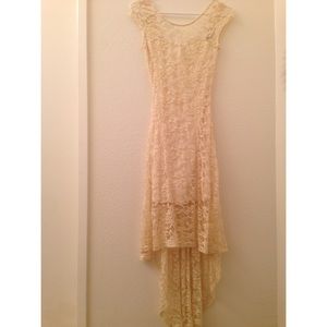 Long lace dress (S)