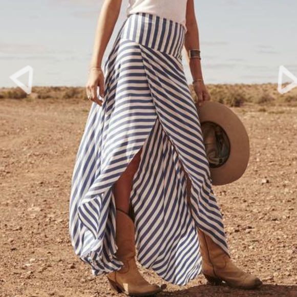 Auguste The Label Dresses & Skirts - 🎉HP🎉NWT Auguste Nautical Stripe Maxi Skirt